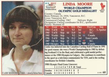 1993 Ice Hot International #60 Linda Moore Back